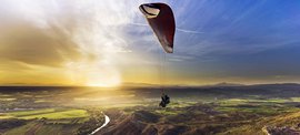 Tandem paragliding image