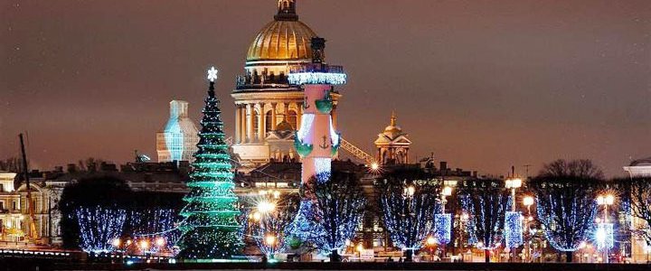Saint Petersburg in winter image