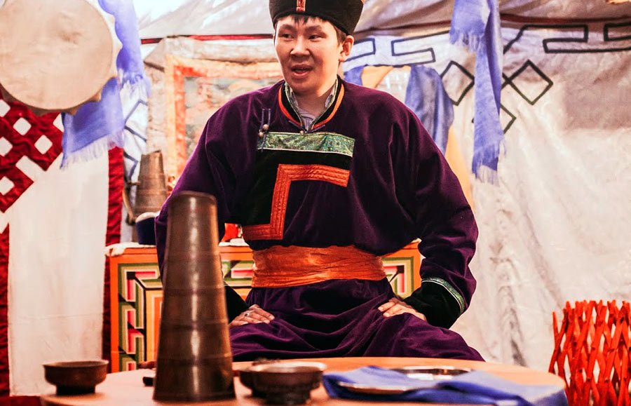 Tuvan tea ceremony image