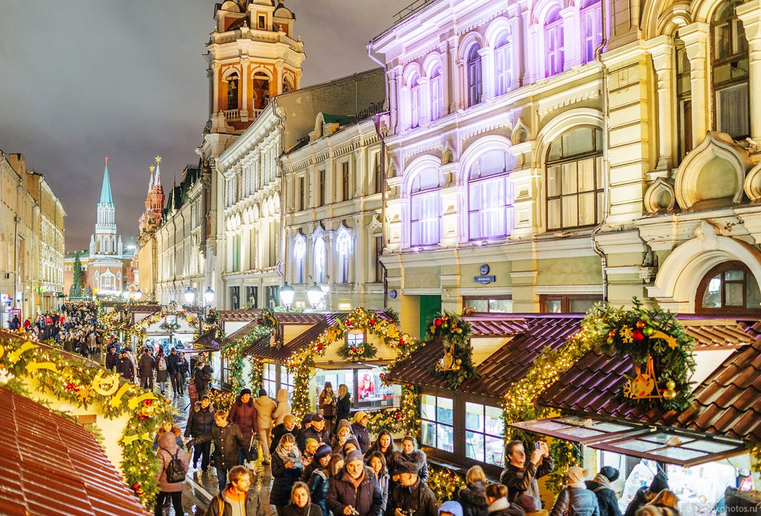 Moscow Christmas markets image