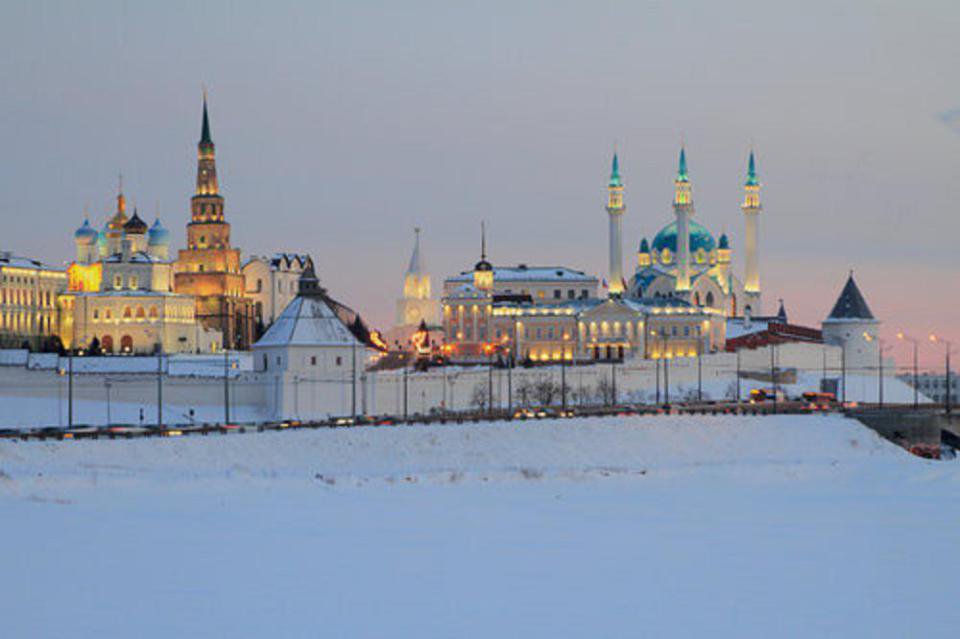 Kazan in winter image