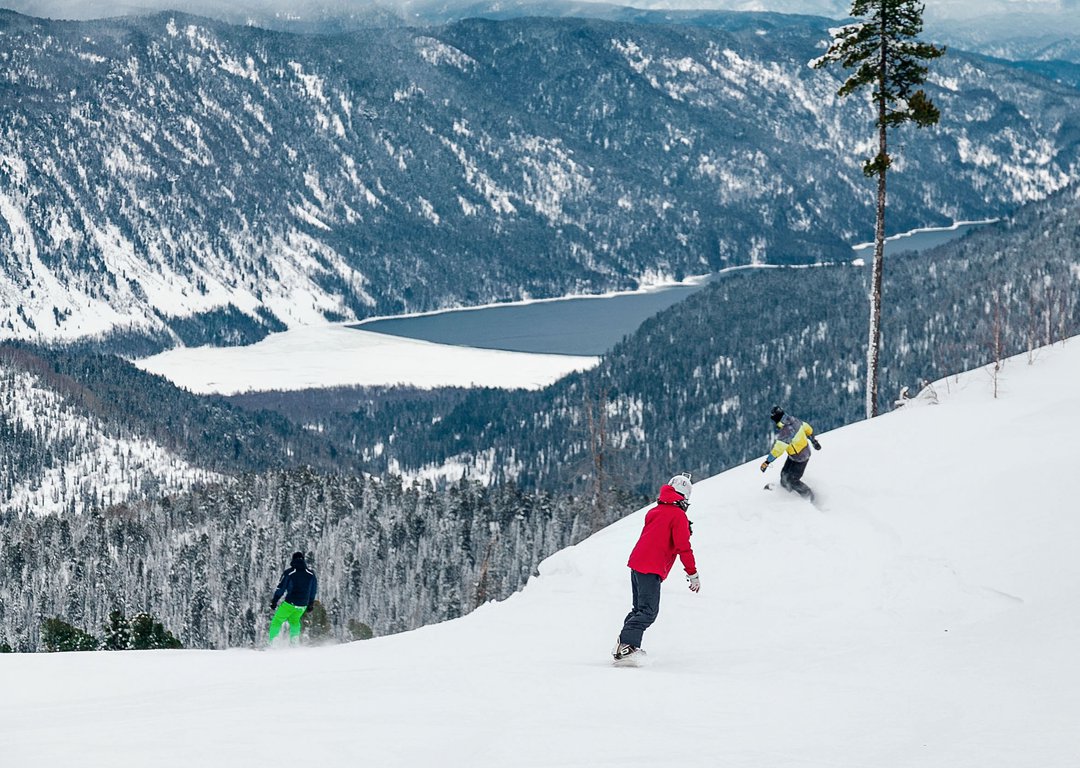 Ski & snowboard  in Siberia image