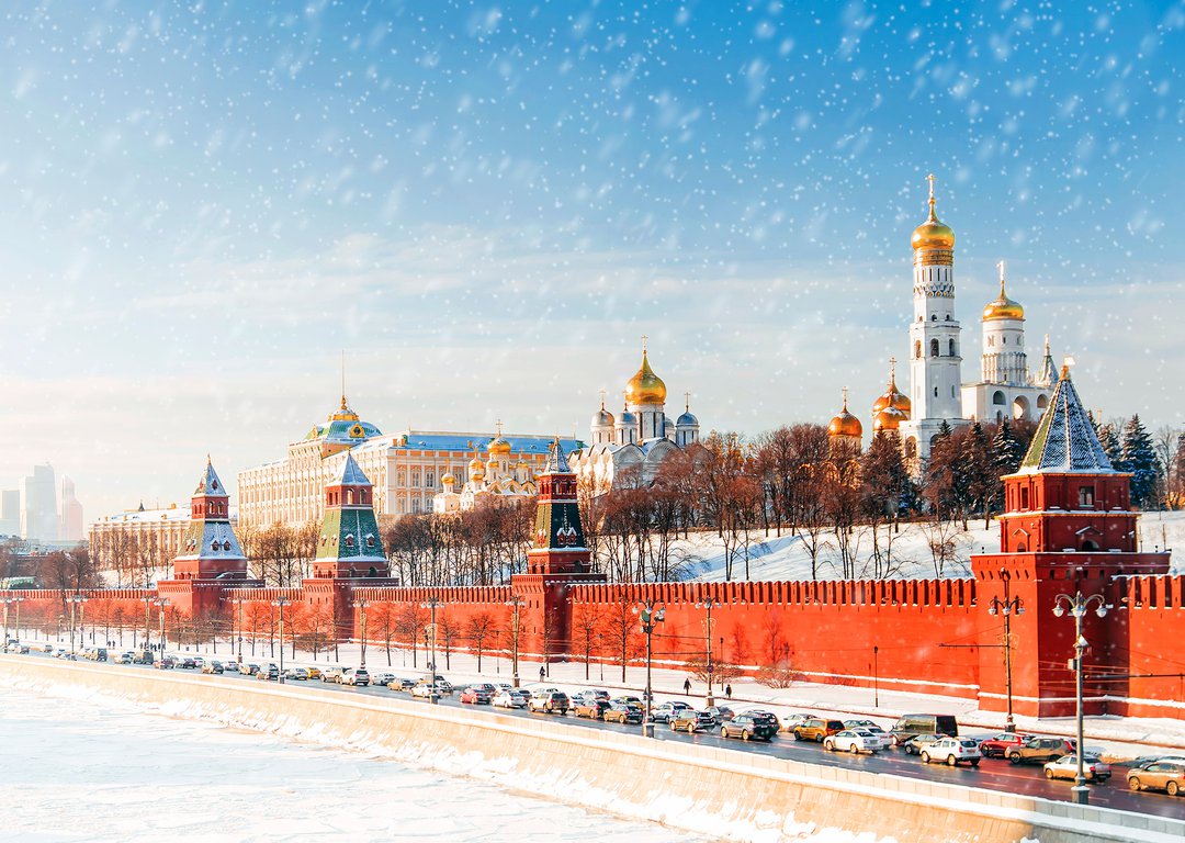 The Red Square and the Kremlin in winter image