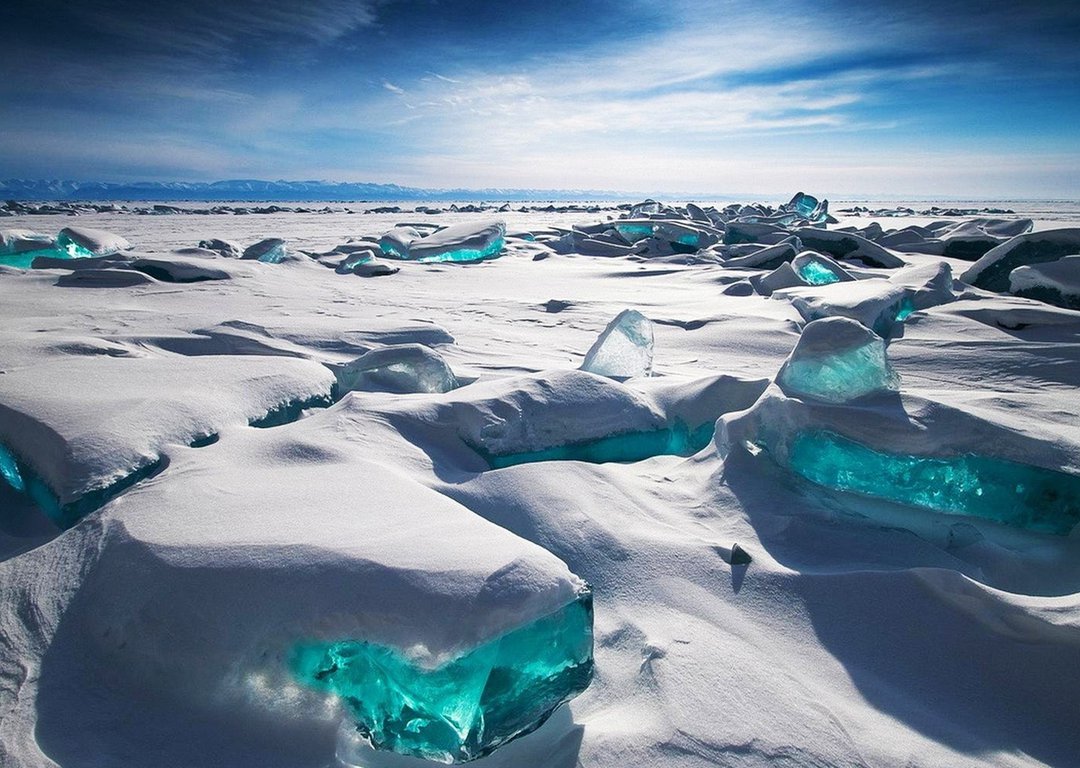 Baikal ice image