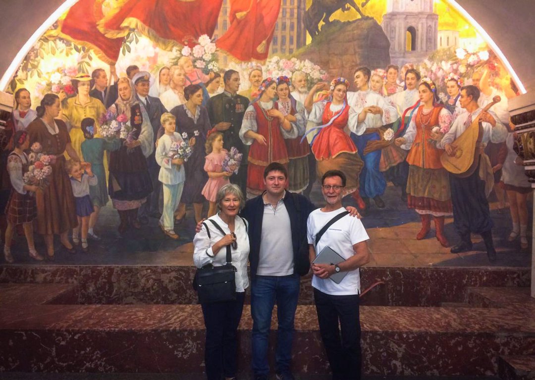 Our guests during Moscow Metro tour image