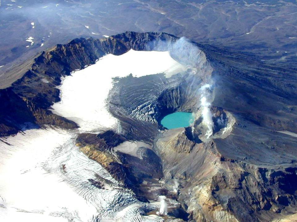 Kamchatka view of Mutnovsky crater image