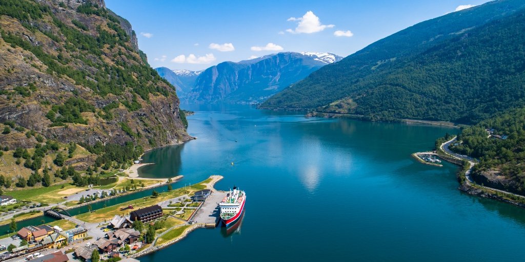 Norwegian fjords image