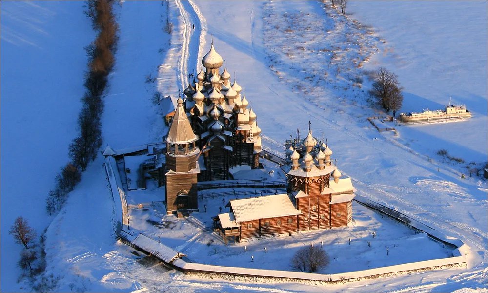Kizhi in winter image