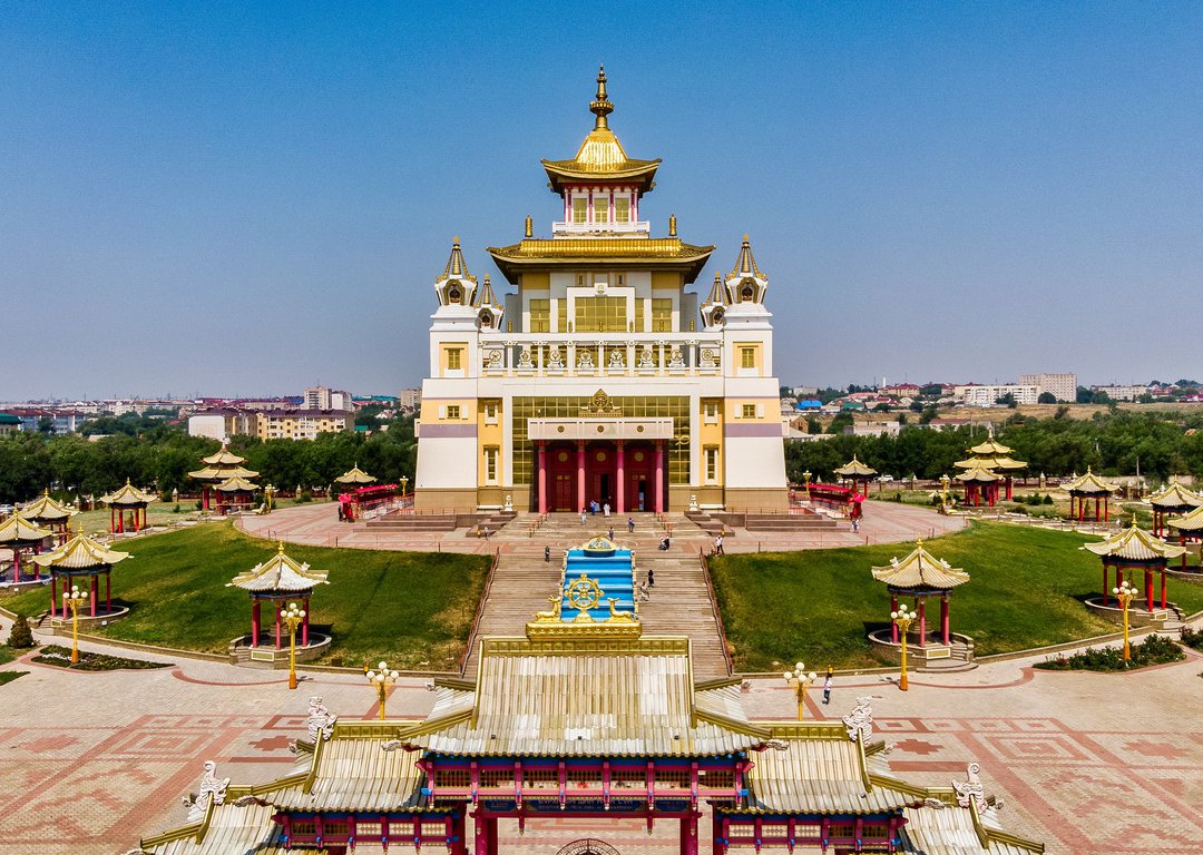 The Golden Abode of Buddha Shakyamuni image