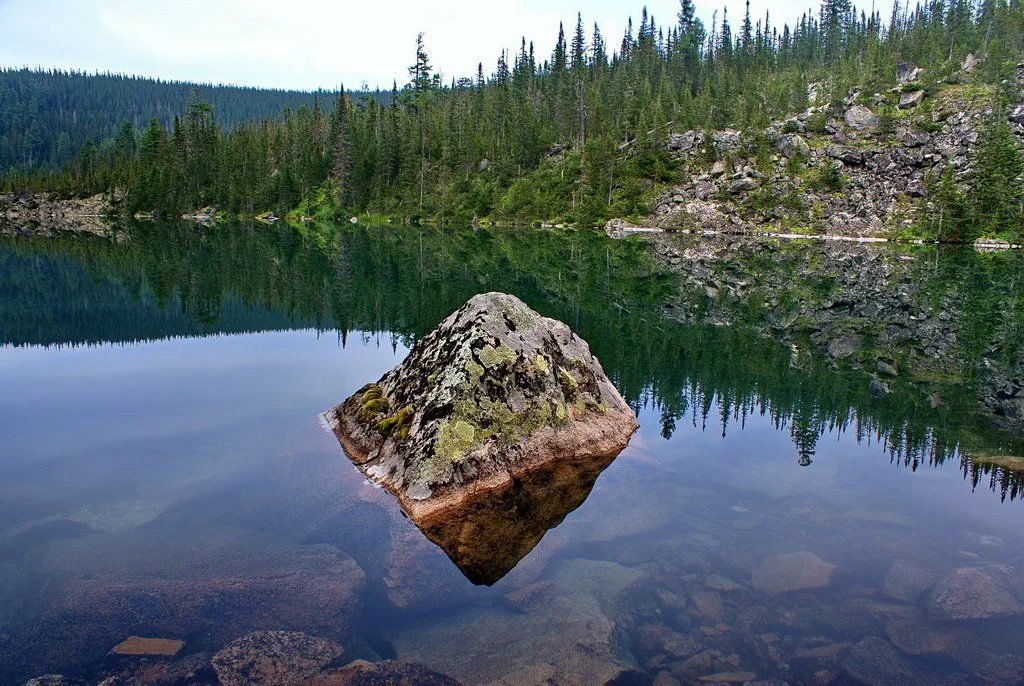 Crystal clear waters of Lake Baikal image